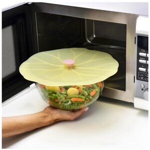 Lilly pad lid Silicone Food Cover - Yellow